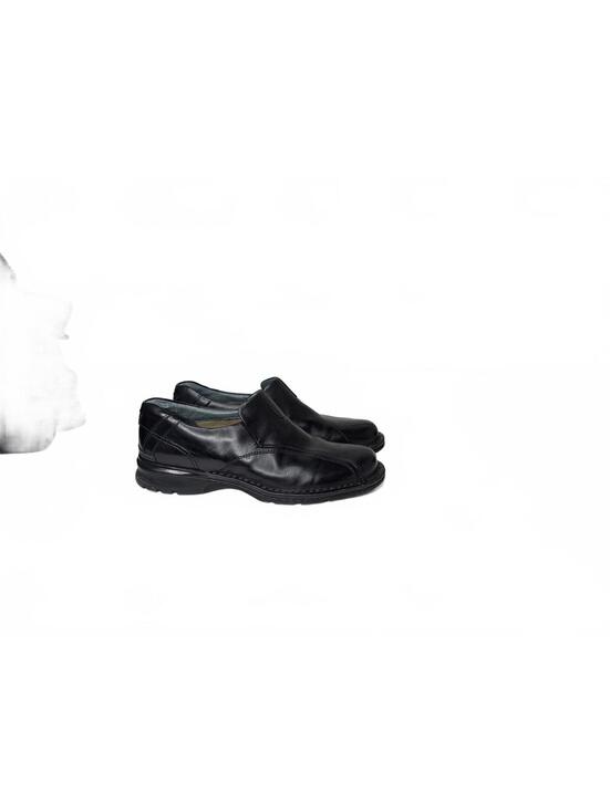 Clarks Other - Clarks Escalade Step Black Leather Slip-On Loafers Men's Size 11 M